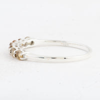0.55 Ct Round Citrine 925 Sterling Silver Ring