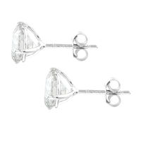 3.20 Carats Lab Grown Diamond 14K Gold Earrings