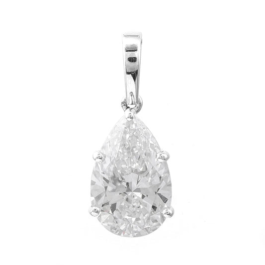 2.03 Carats Lab Grown Diamond 14K Gold Pendant