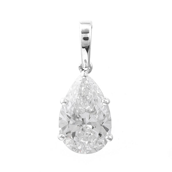2.03 Carats Lab Grown Diamond 14K Gold Pendant