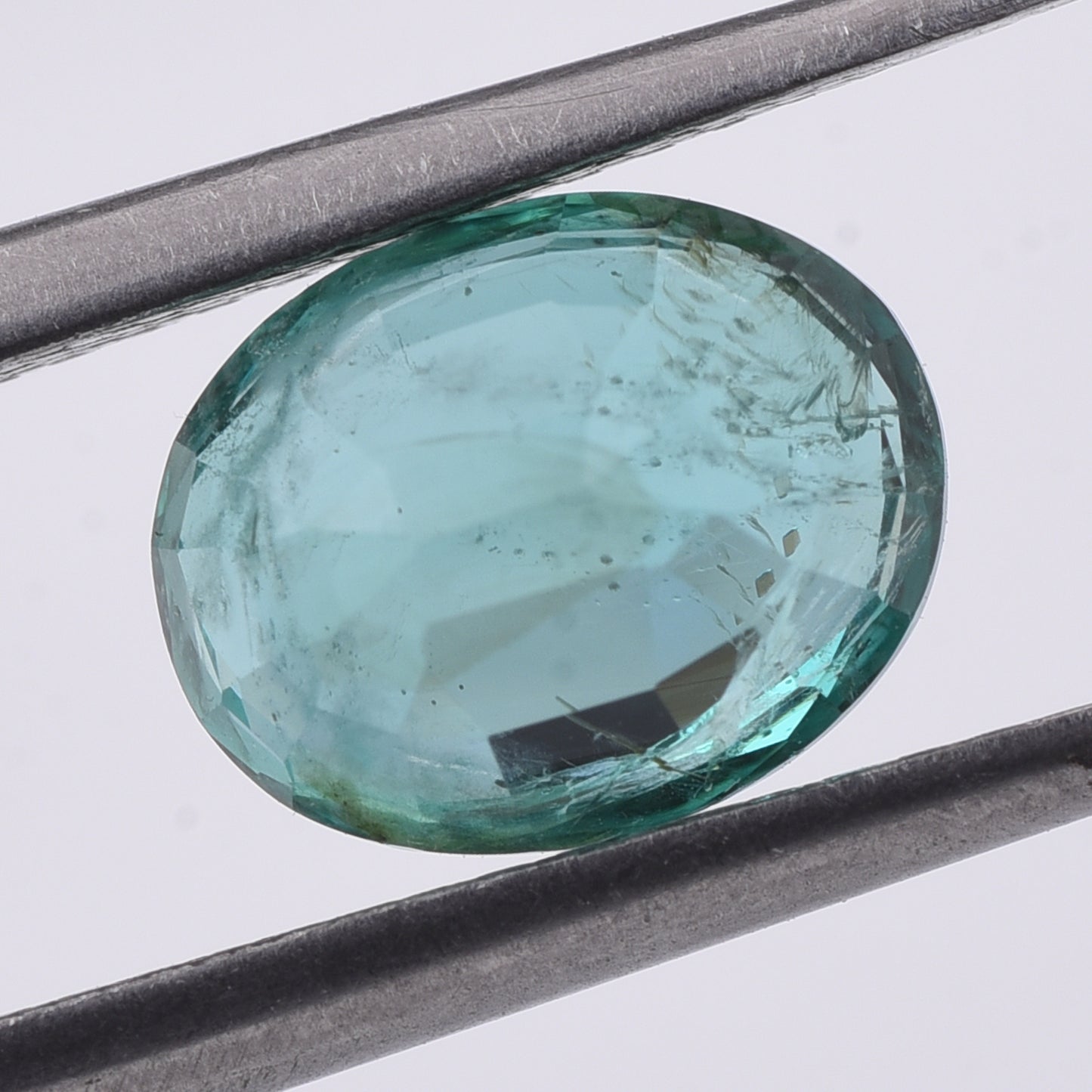 1.98 Natural Beryl Emerald Oval Mixed Cut Gemstone