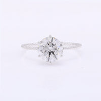 2.06 Carats Lab Grown Diamond 14K Gold Ring
