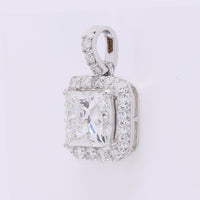 2.42 Carats Lab Grown Diamond 14K Gold Pendant