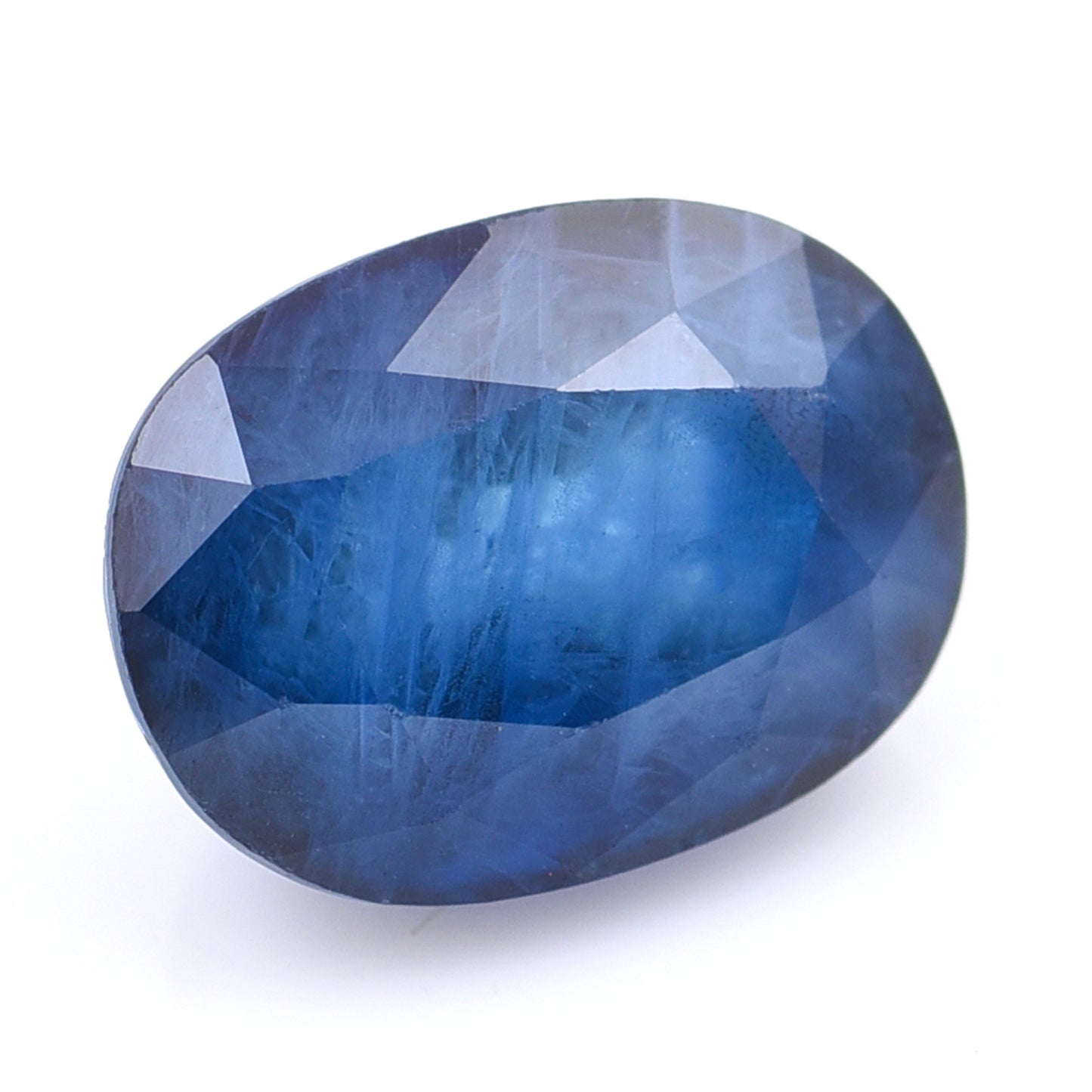 3.56 Natural Corundum Sapphire Rectangular Cushion Mixed Cut Gemstone