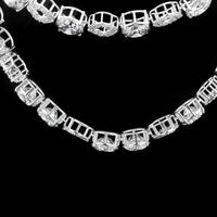 67.46 Ct Round Lab Grown Diamond 14K Gold Necklace