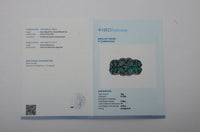 2.79 Ct Oval Mixed Cut, Round Mixed Cut Natural Emerald 950 Platinum Ring