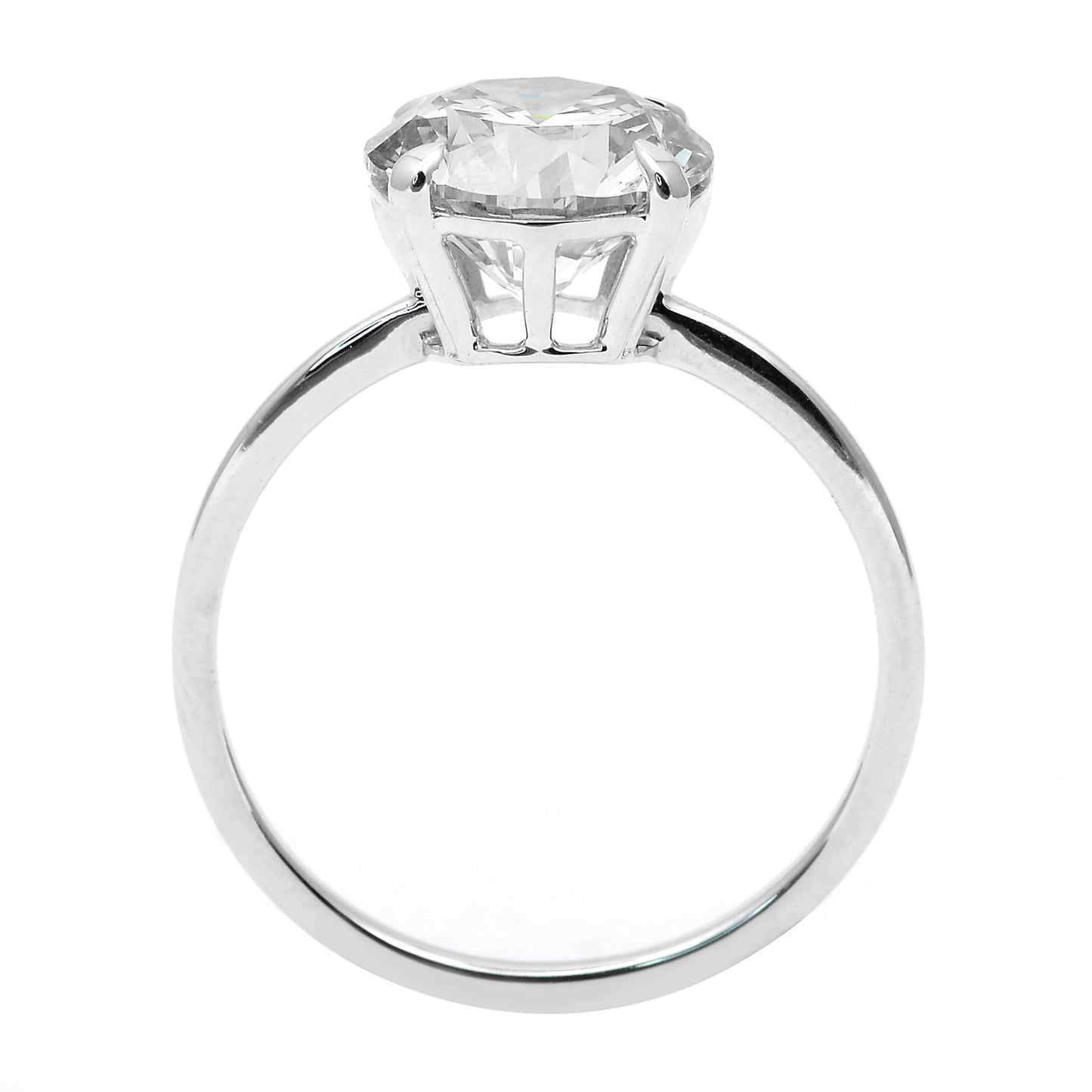 3.00 Carats Lab Grown Diamond 14K Gold Ring