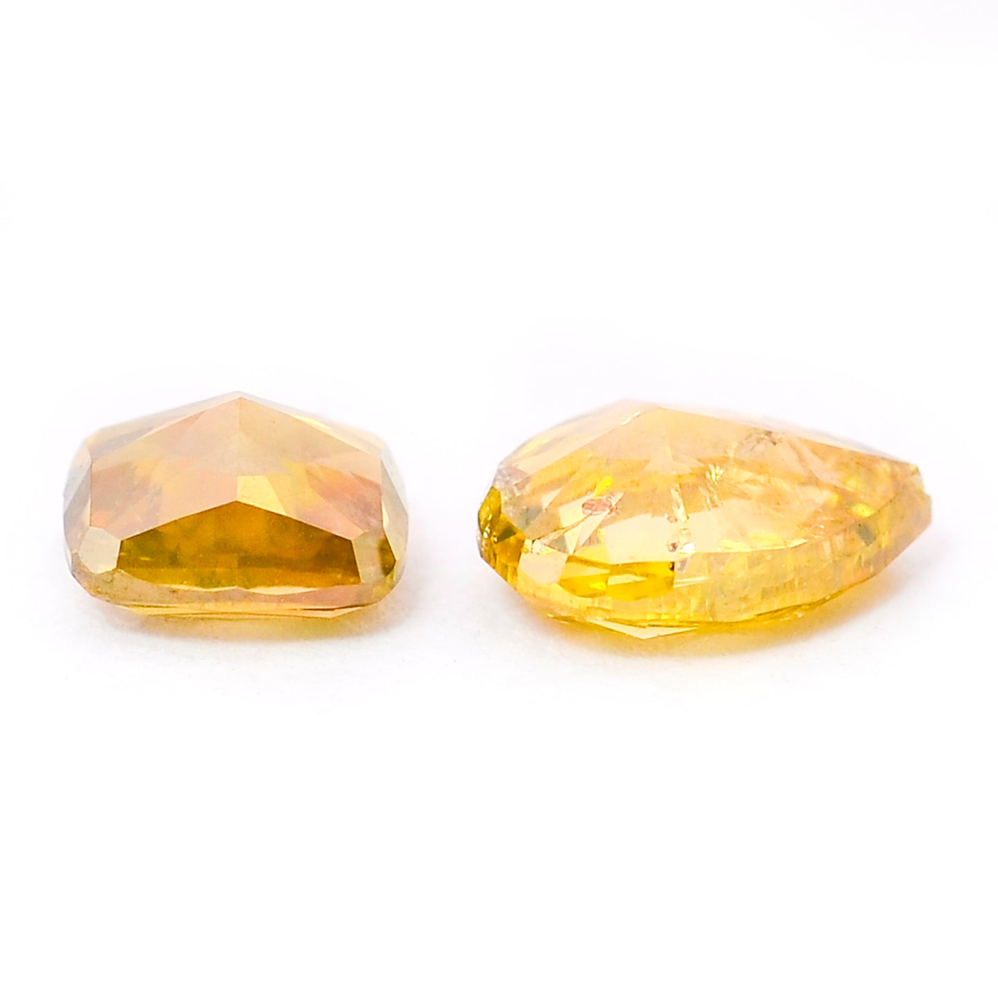 0.78 Yellow Diamond Pear, Cushion Loose Diamond