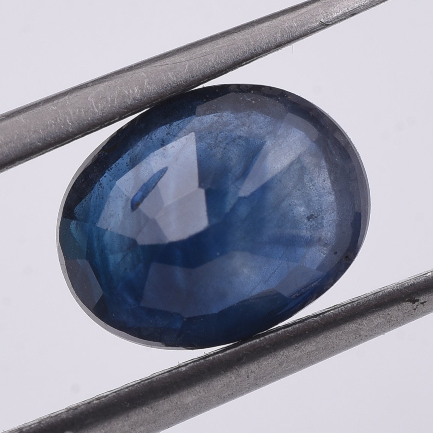 2.56 Natural Corundum Sapphire Oval Mixed Cut Gemstone