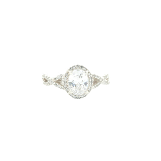 5.93 Ct Cubic Zirconia 925 Sterling Silver Ring