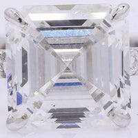 3.22 Carats Lab Grown Diamond 14K Gold Ring