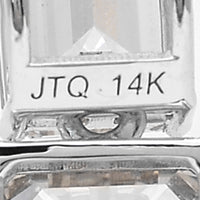 3.55 Carats Lab Grown Diamond 14K Gold Pendant