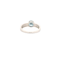 1.54 Carats Blue Lab Grown Diamond 14K Gold Ring