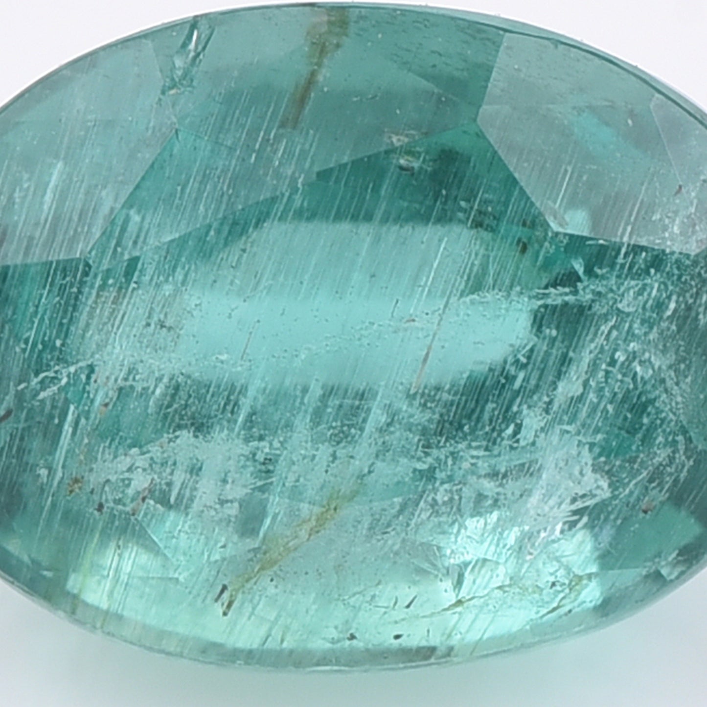 1.6 Natural Beryl Emerald Oval Mixed Cut Gemstone