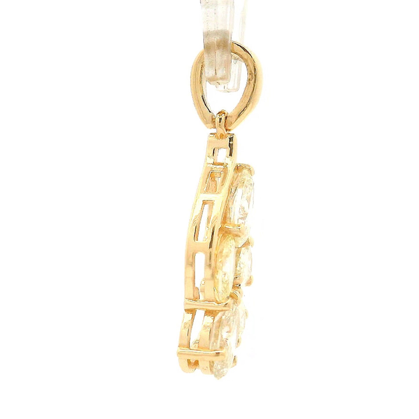 1.04 Ct Marquise Diamond 14K Gold Pendant