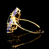2.24 Ct Octagon Tourmaline 14K Gold Ring