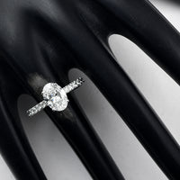 1.86 Carats Lab Grown Diamond 950 Platinum Ring