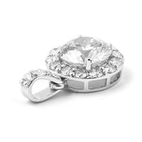 2.54 Carats Lab Grown Diamond 14K Gold Pendant