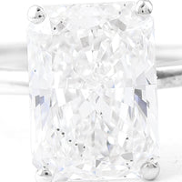 3.04 Carats Lab Grown Diamond 14K Gold Ring