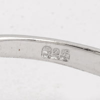 0.00 Ct Plain 925 Sterling Silver Ring
