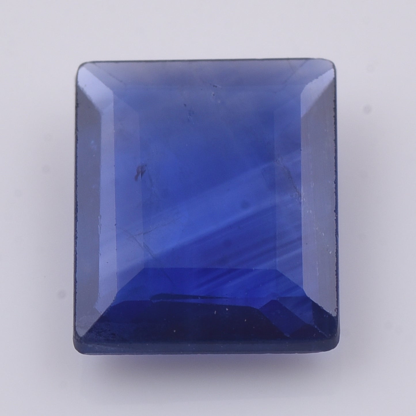 2 Natural Corundum Sapphire Rectangular Step Cut Gemstone