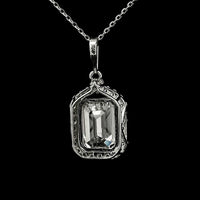 3.28 Carats Lab Grown Diamond 14K Gold Pendant