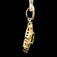 2.38 Ct Oval Tourmaline 14K Gold Pendant