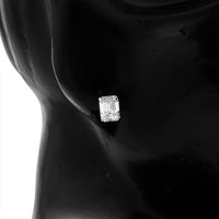 3.74 Carats Lab Grown Diamond 14K Gold Earrings