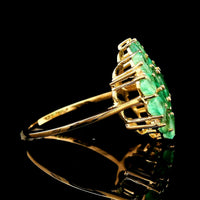 2.61 Ct Round Emerald 14K Gold Ring