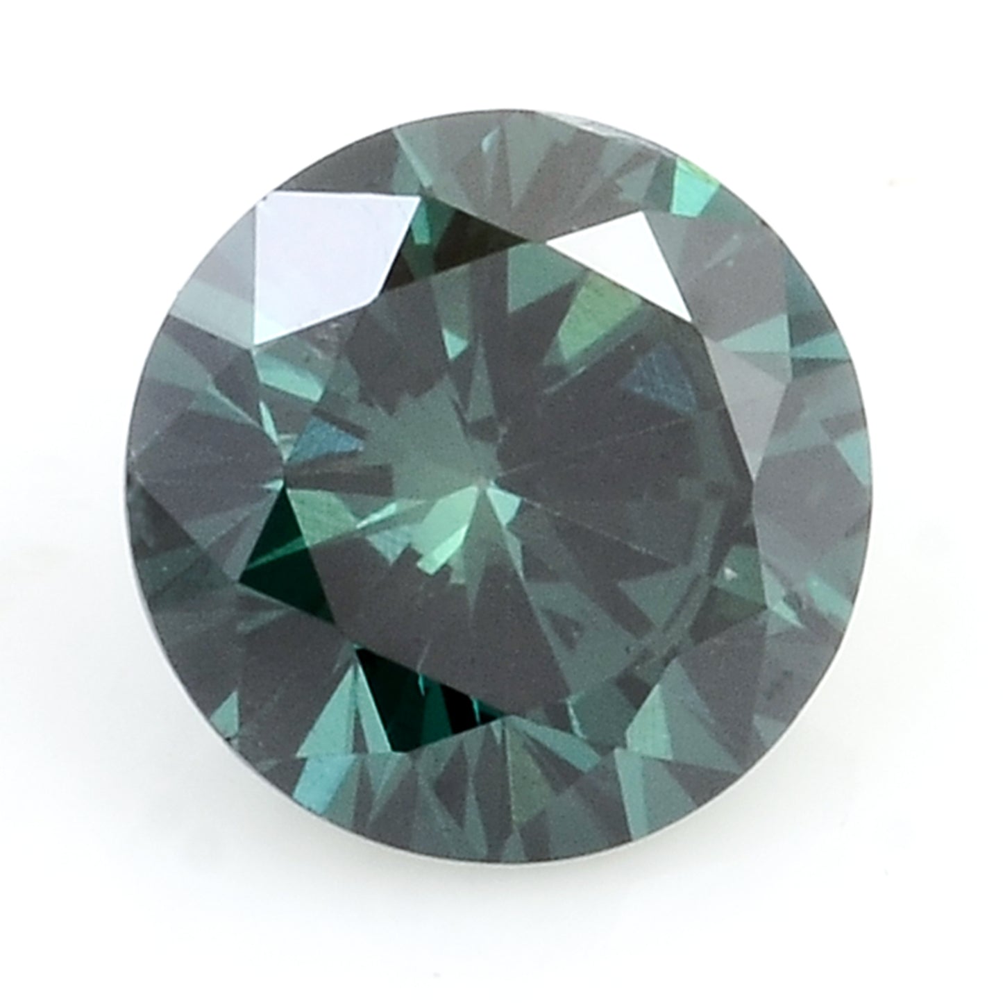 0.25 Green Diamond Round Loose Gemstone