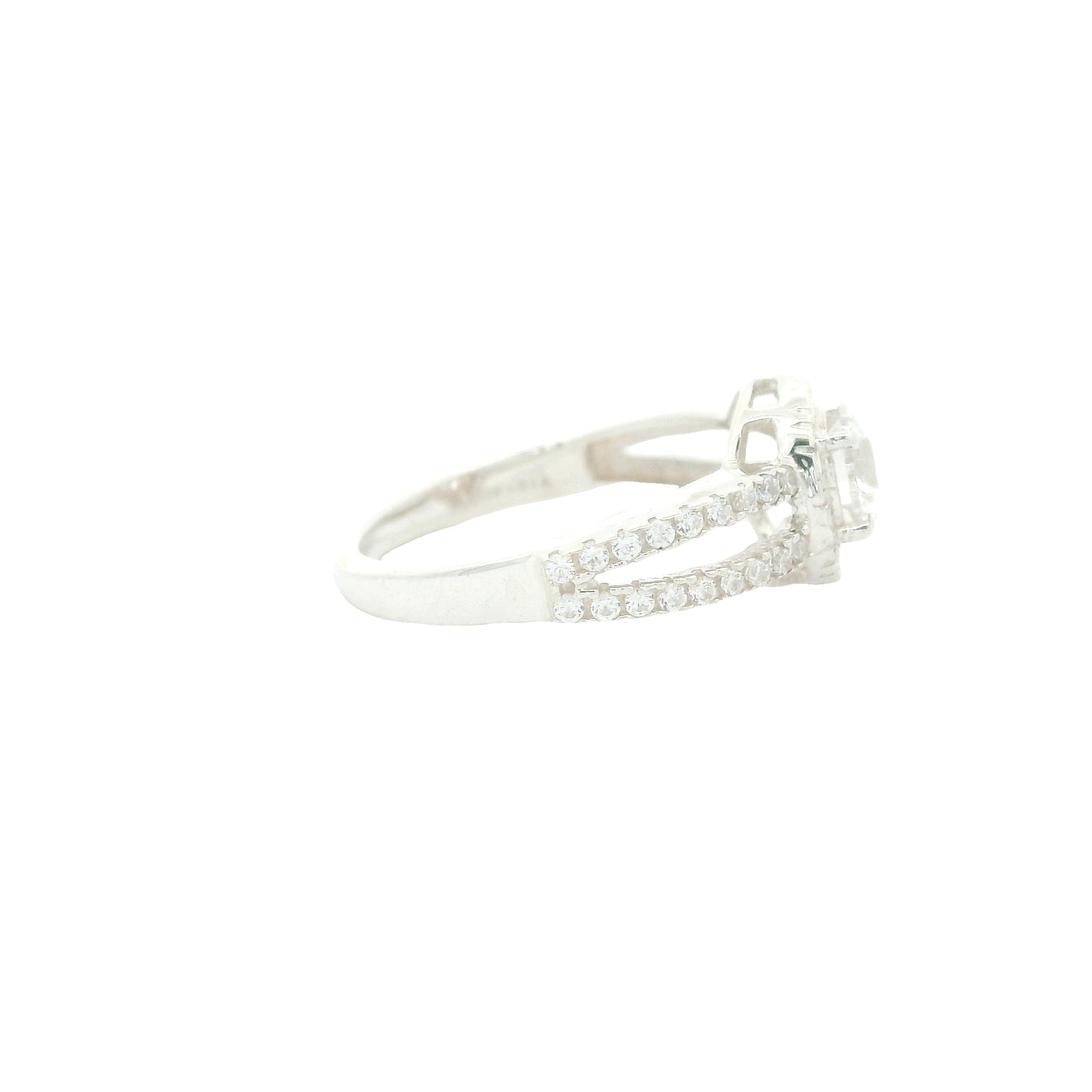 3.93 Ct Cubic Zirconia 925 Sterling Silver Ring