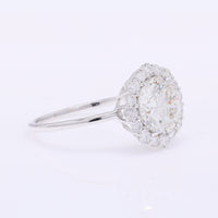2.62 Carats Lab Grown Diamond 14K Gold Ring