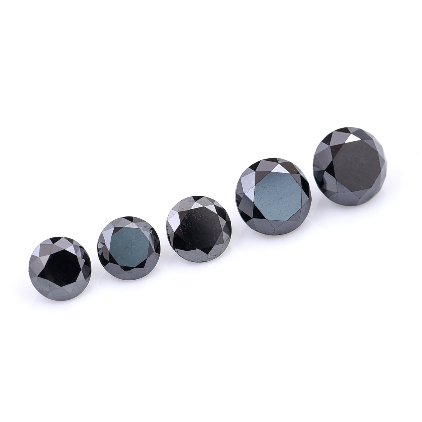 2.96 Black Diamond Round Loose Diamond