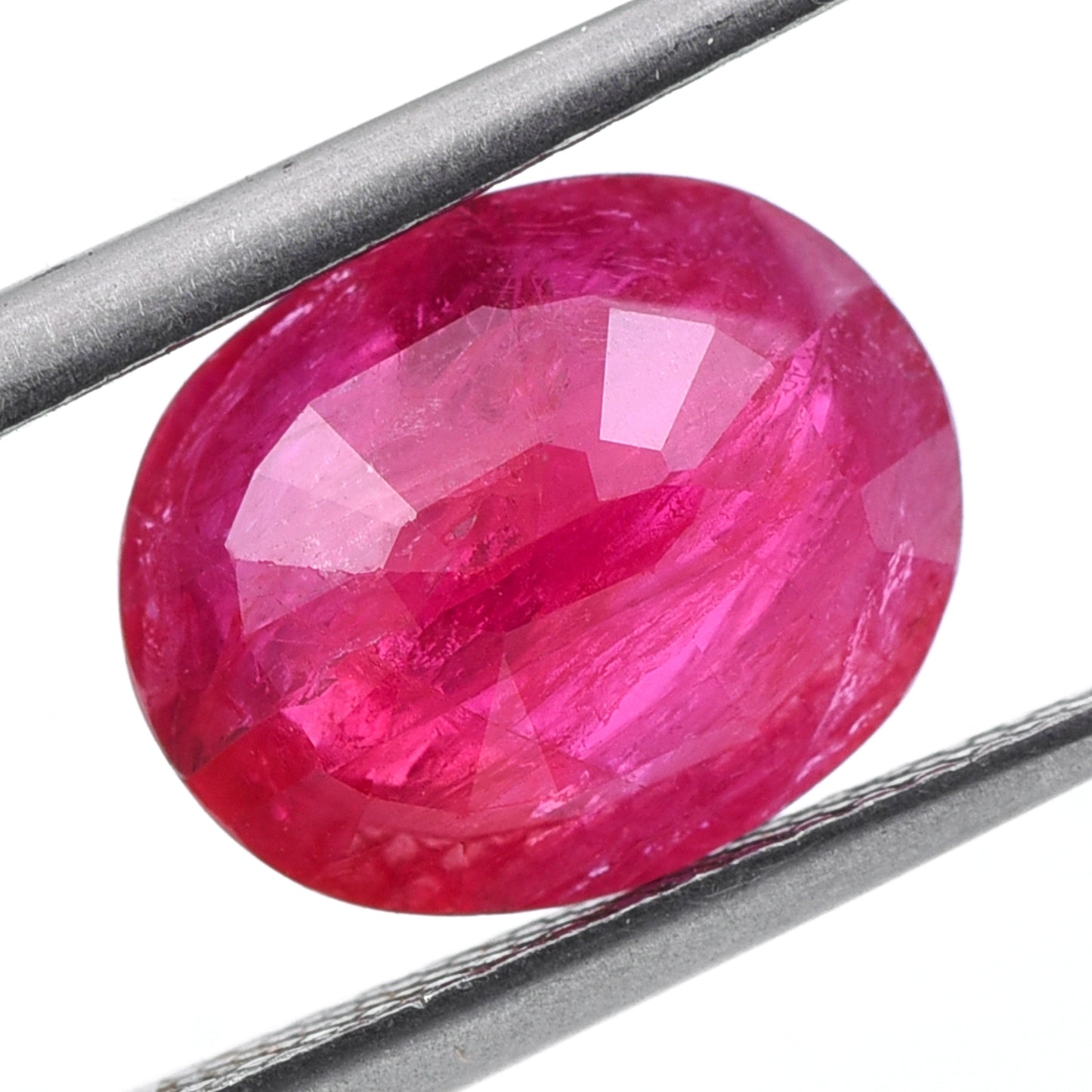 3.83 Natural Corundum Ruby Oval Mixed Cut Gemstone