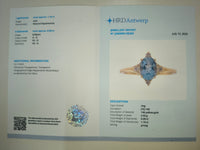 1.25 Ct Oval Natural Aquamarine 14K Gold Ring