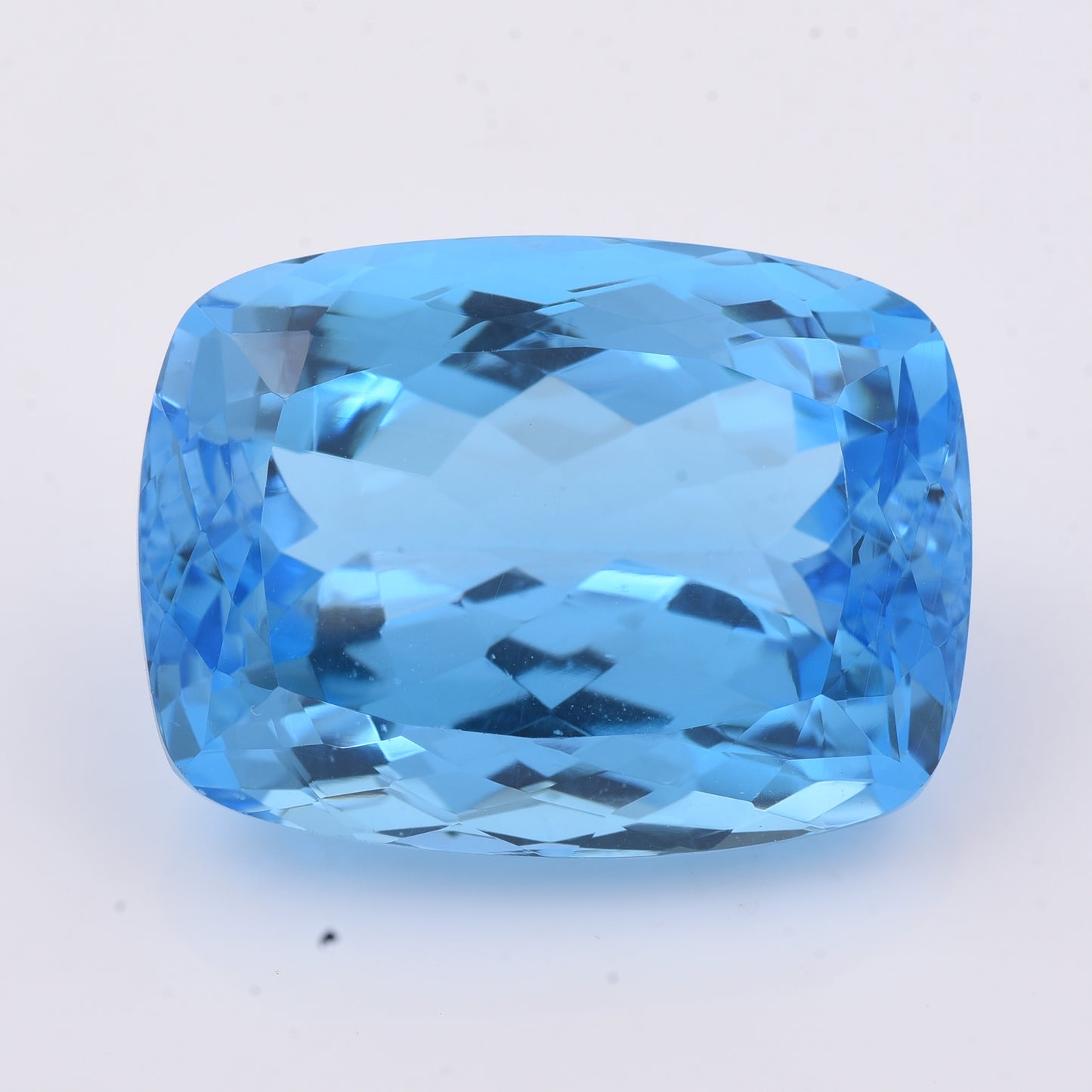66.34 Natural Topaz Blue Topaz Rectangular Cushion Mixed Cut Gemstone