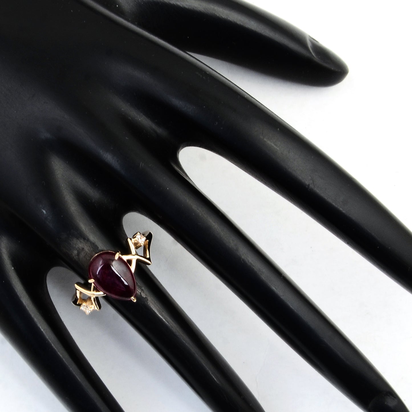 3.14 Ct Pear Tourmaline 14K Gold Ring