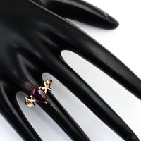 3.14 Ct Pear Tourmaline 14K Gold Ring