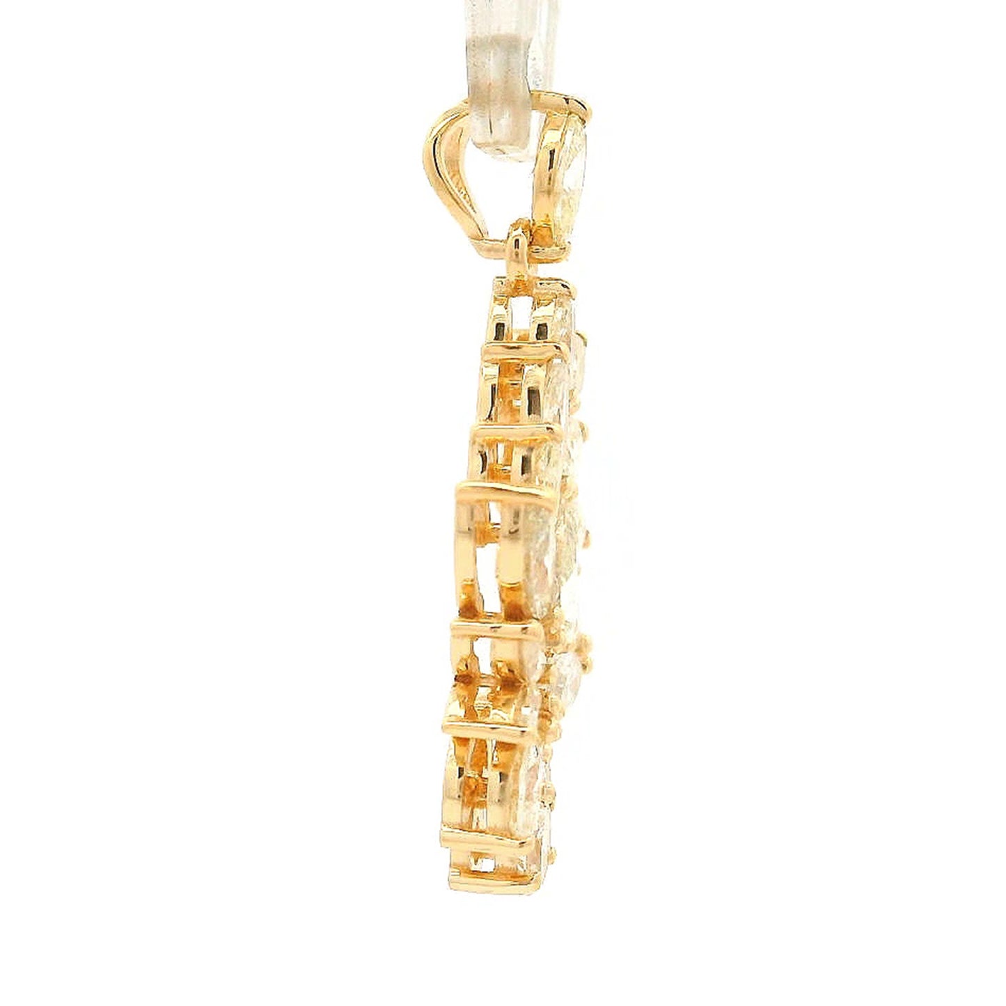 1.10 Ct Marquise Diamond 14K Gold Pendant