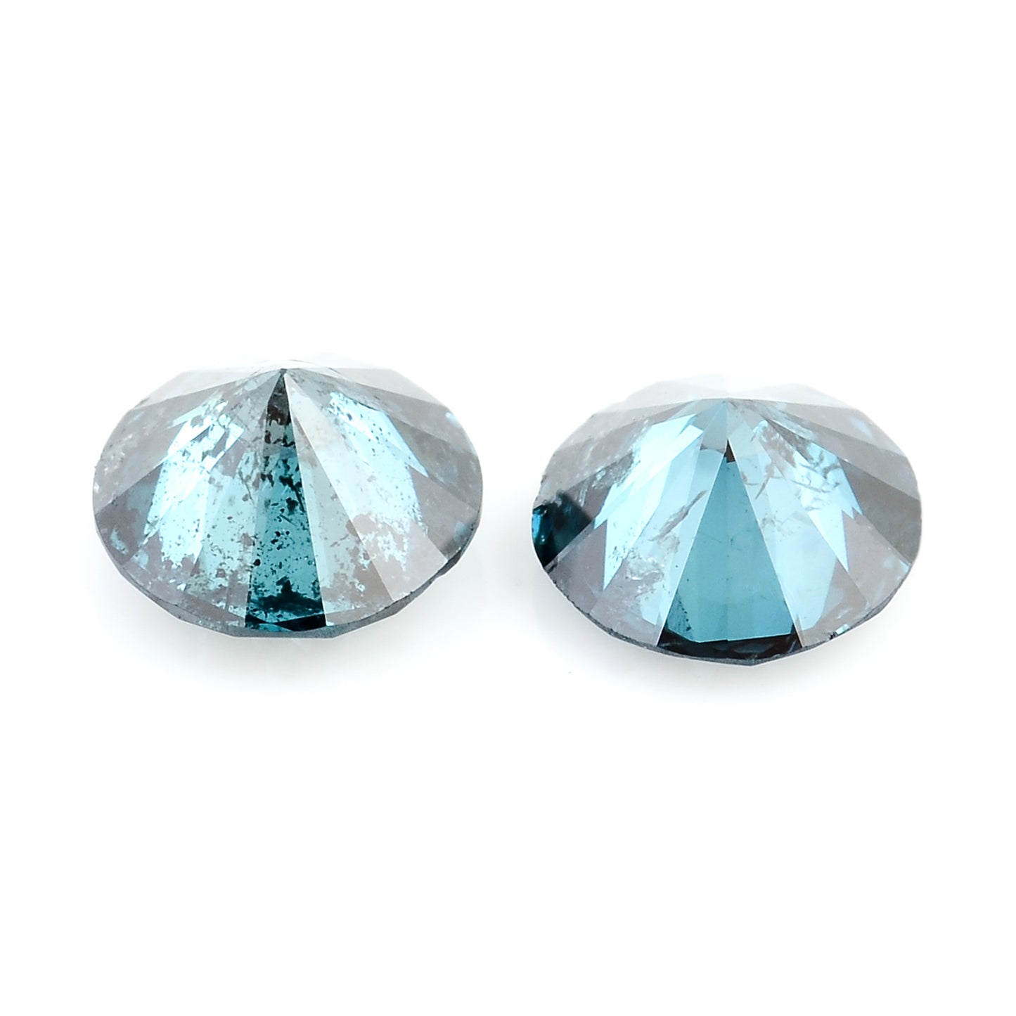 0.62 Blue Diamond Round Loose Gemstone