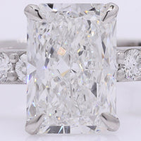 2.44 Carats Lab Grown Diamond 950 Platinum Ring