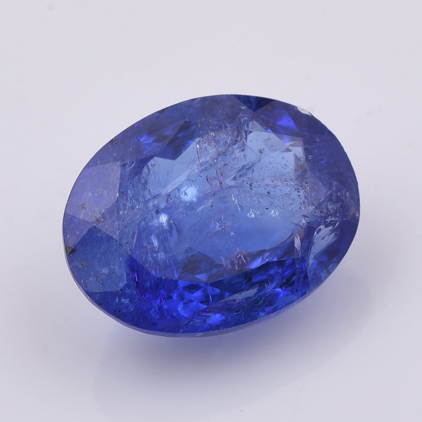 5.28 Natural Zoisite Tanzanite Oval Mixed Cut Gemstone