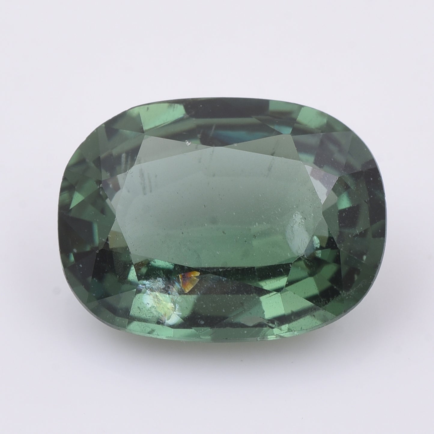 5.44 Natural Apatite Rectangular Cushion Mixed Cut Gemstone
