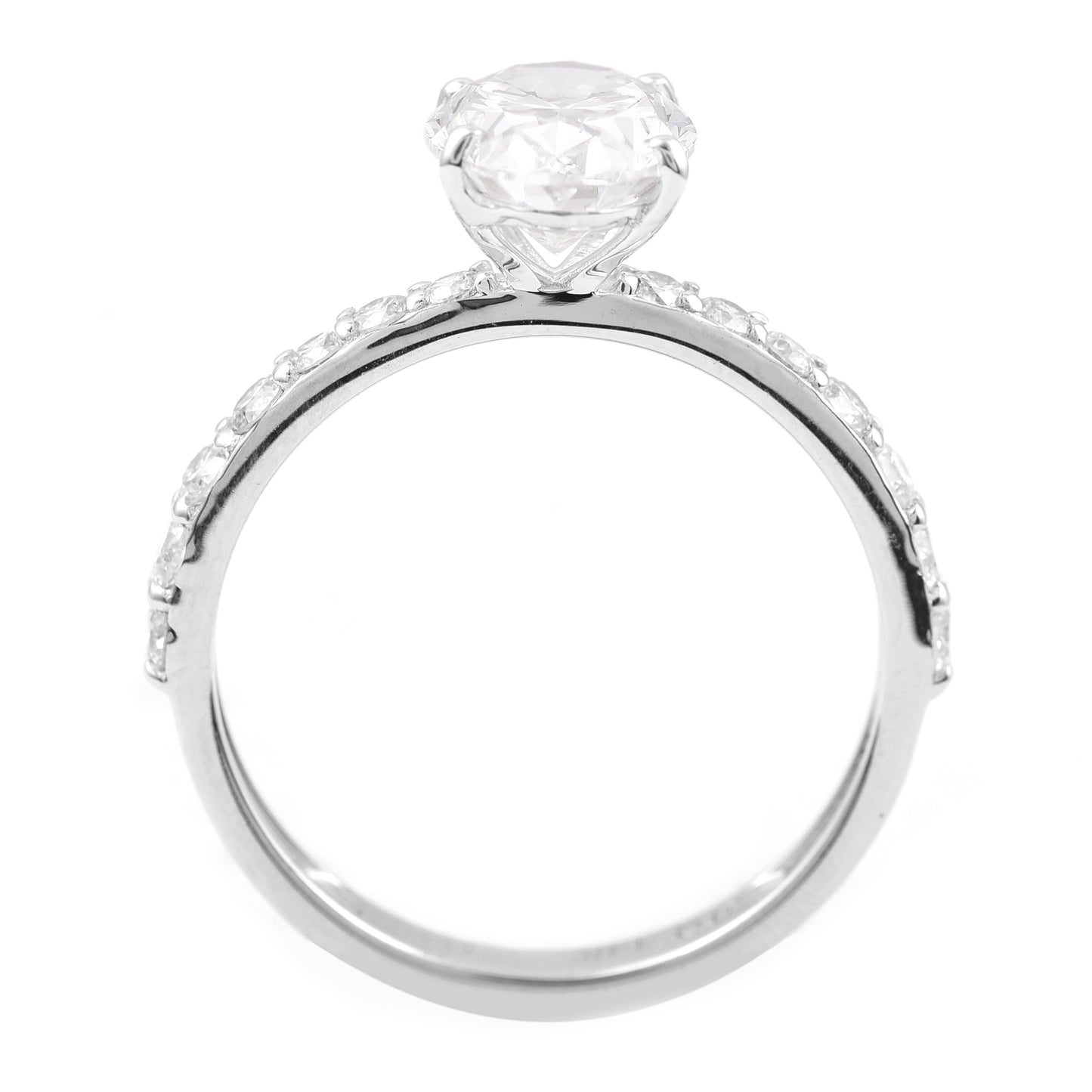 2.42 Carats Lab Grown Diamond 14K Gold Ring