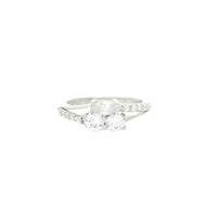 1.39 Ct Cubic Zirconia 925 Sterling Silver Ring