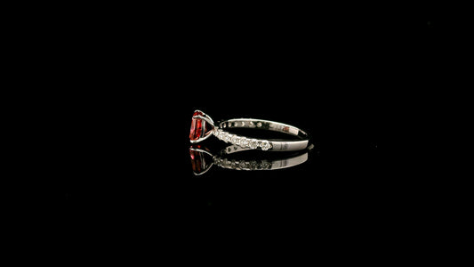 1.35 Carats Pink Lab Grown Diamond 14K Gold Ring