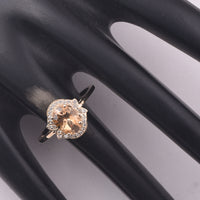 1.42 Ct Oval Tourmaline 9K Gold Ring