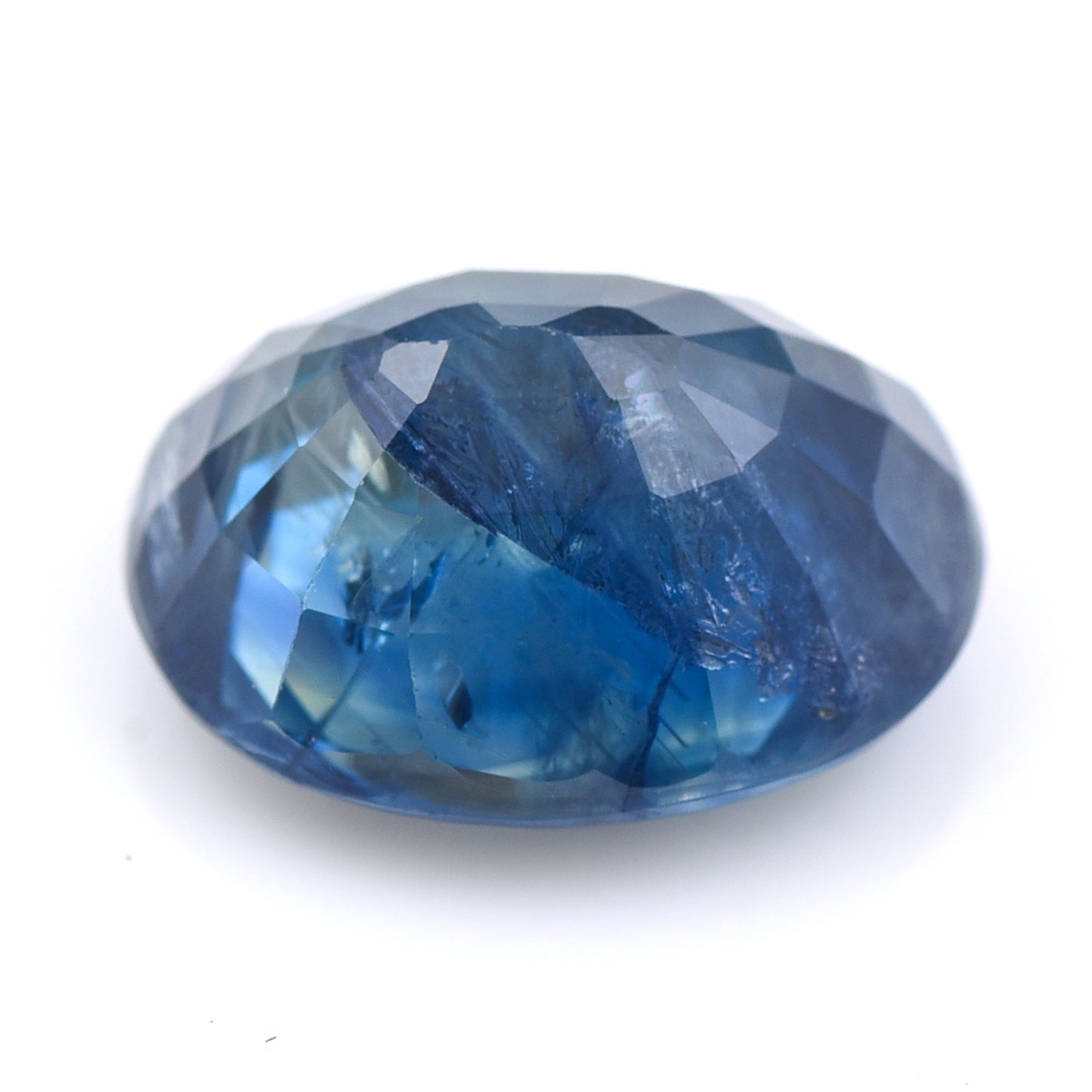6.64 Natural Corundum Sapphire Oval Mixed Cut Gemstone