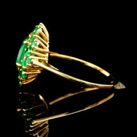 1.71 Ct Oval Emerald 14K Gold Ring