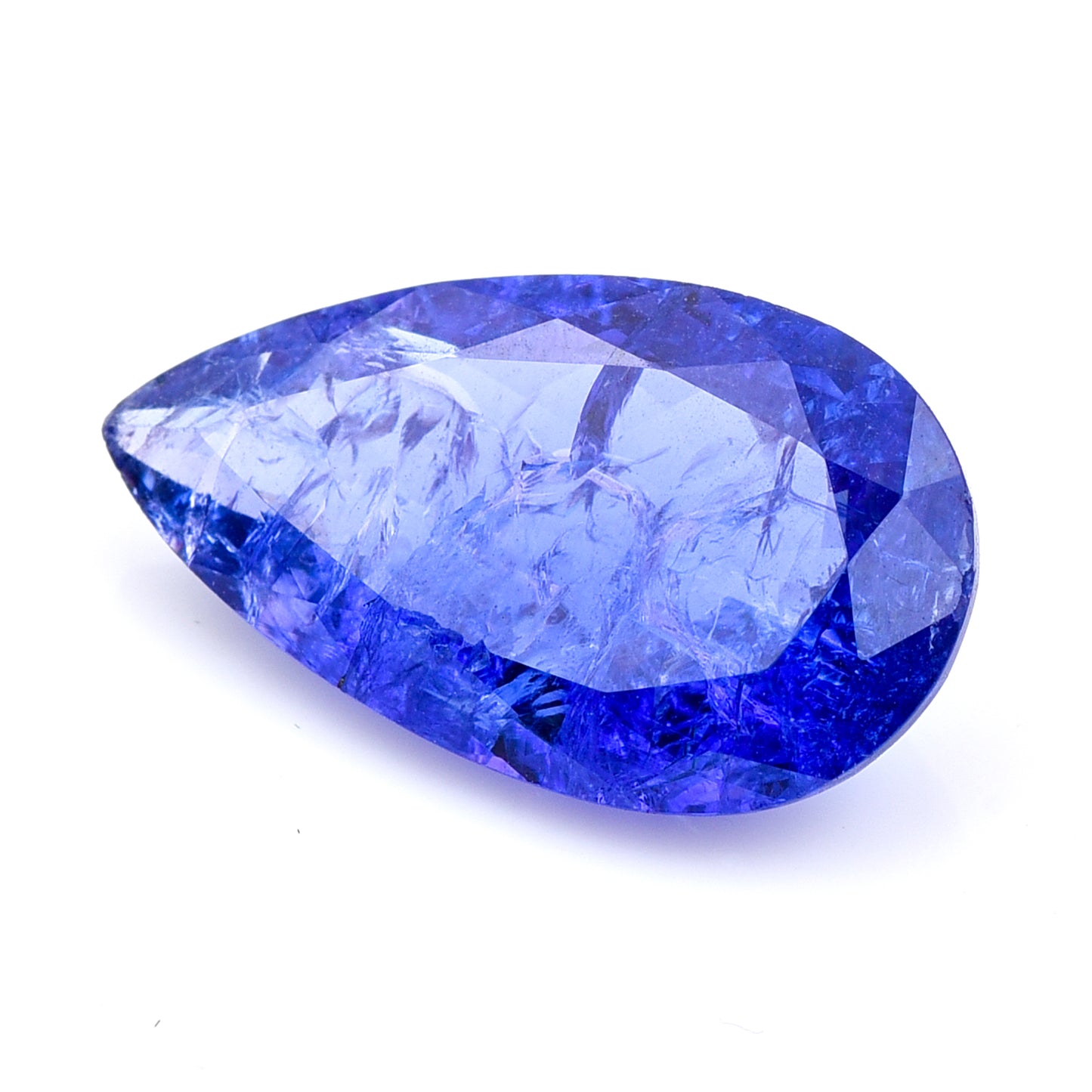8.57 Natural Zoisite Tanzanite Pear Mixed Cut Gemstone